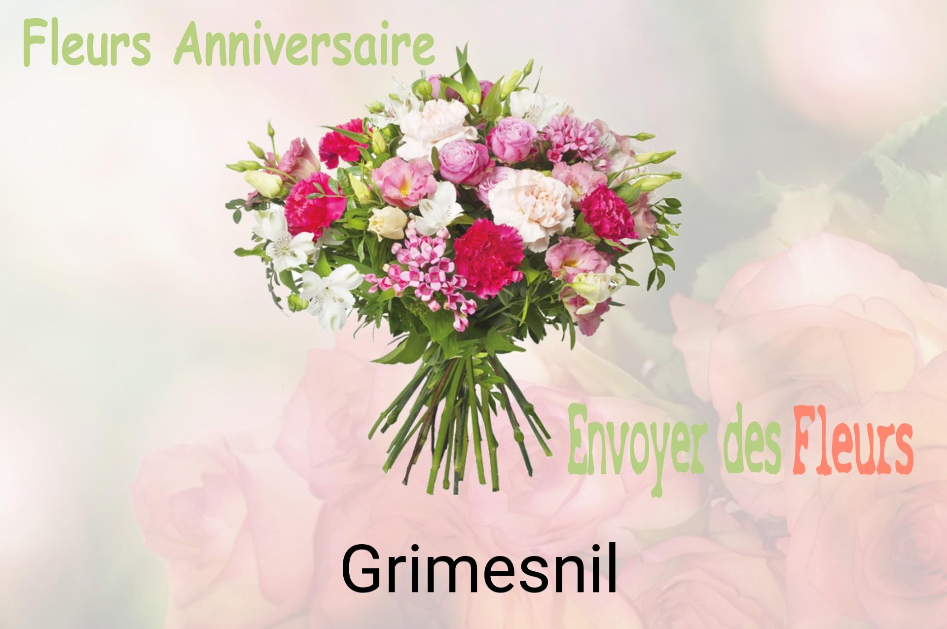 Bouquet de fleurs d’anniversaire livré à Grimesnil